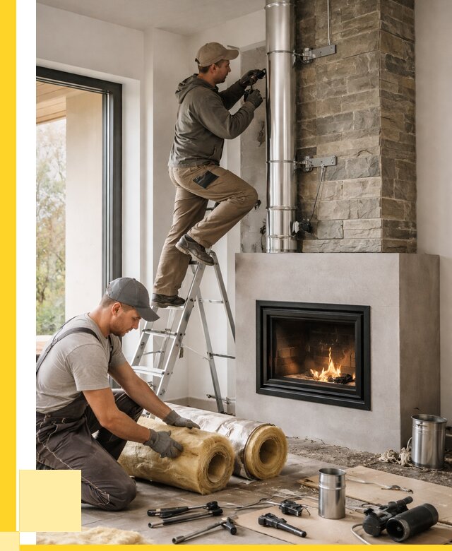 Монтаж дымоходов для каминов в Дальнереченске от 15285 р. ЭриданДлн