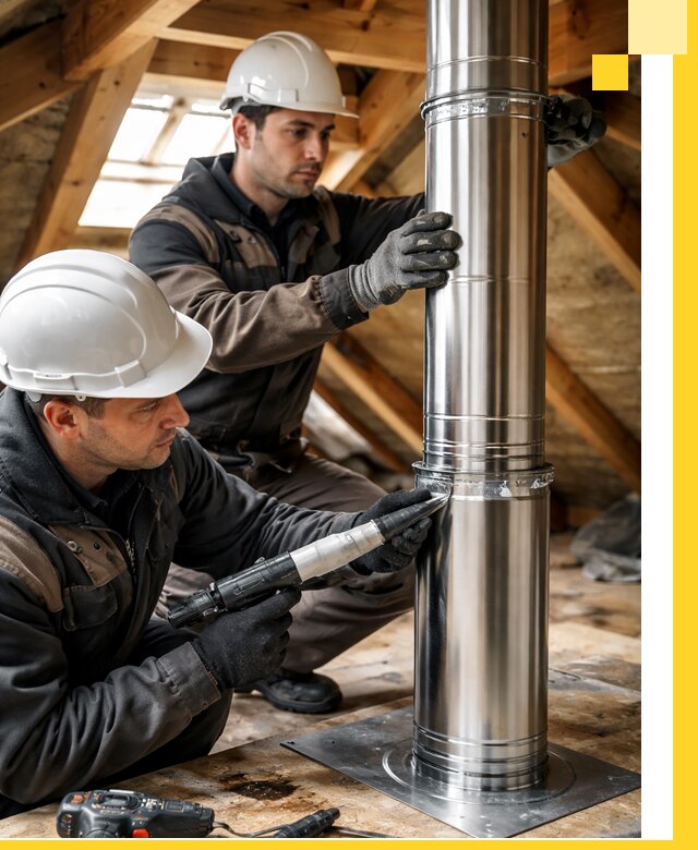 Монтаж дымоходов для каминов в Дальнереченске с гарантией качества