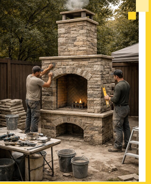 Проектирование и установка уличных каминов в Дальнереченске