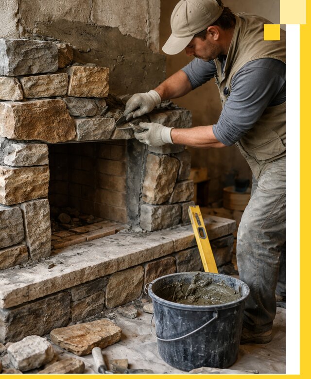 Изготовление и установка каменных каминов под ключ в Дальнереченске