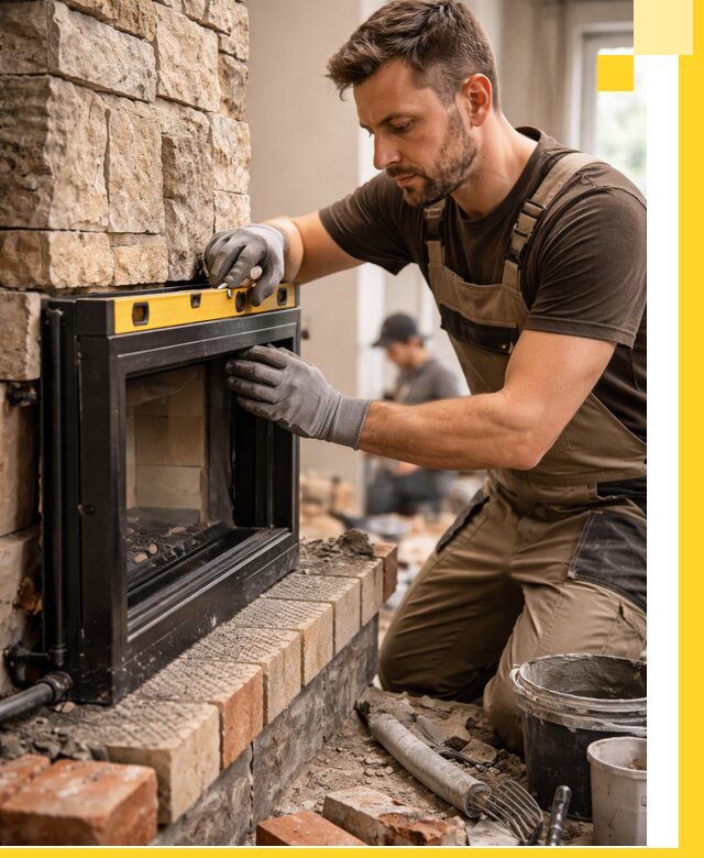 Дровяные камины под ключ в Дальнереченске: монтаж, обустройство