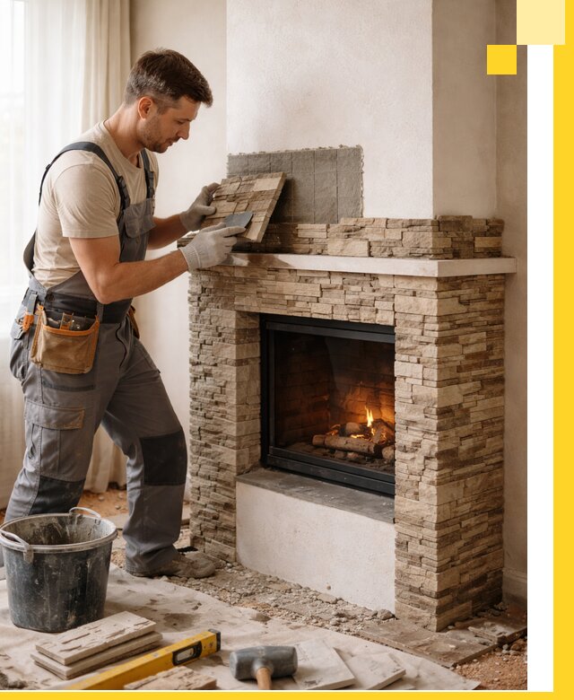 Изготовление и монтаж каминов для дома под ключ в Дальнереченске