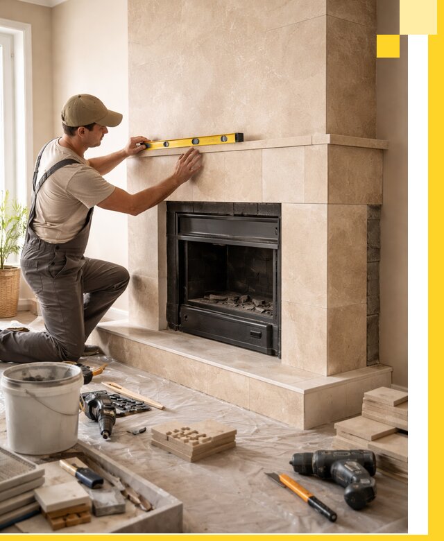 Установка и монтаж каминов в частном доме под ключ в Дальнереченске