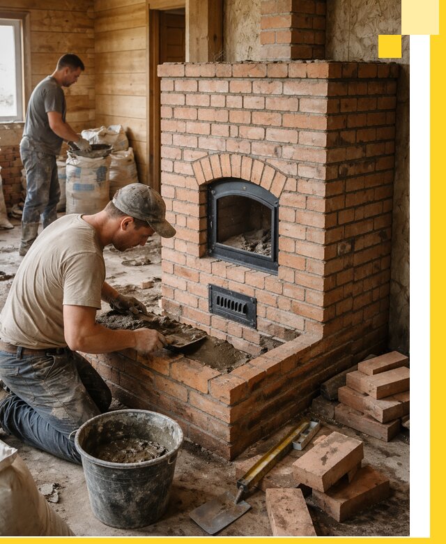 Профессиональное строительство печей в Дальнереченске под ключ