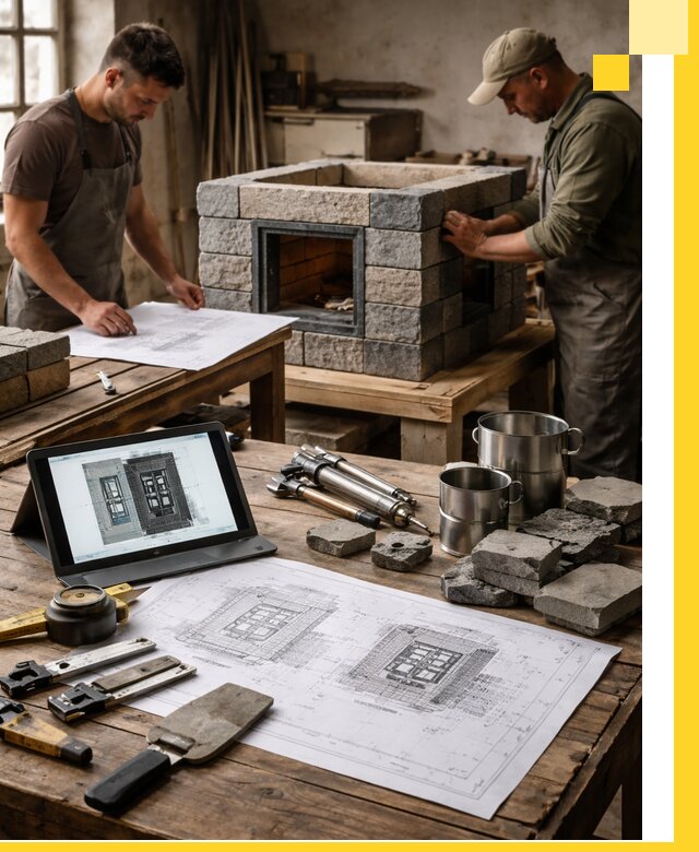 Разработка проектов печей с согласованием и монтажом в Дальнереченске