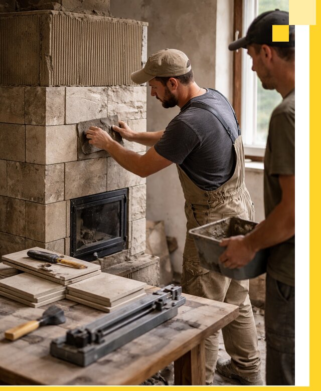 Профессиональная облицовка печей в Дальнереченске: керамика и камень