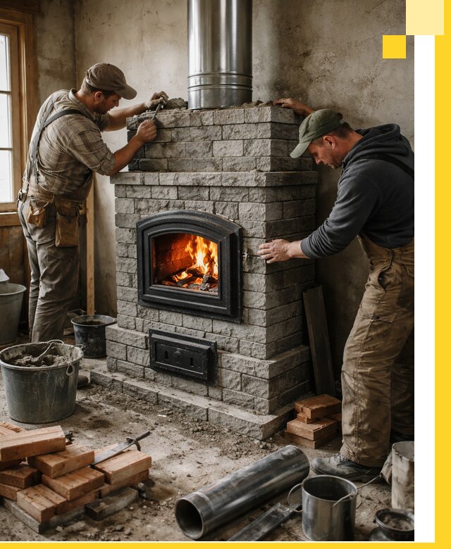 Производство, поставка и монтаж дровяных печей в Дальнереченске