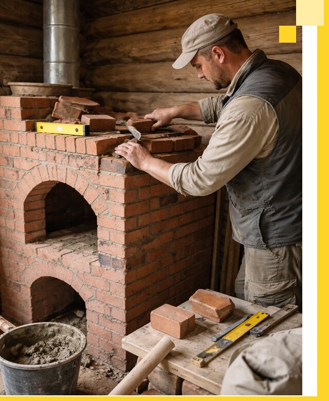 Изготовление и установка русских печей в Дальнереченске под ключ