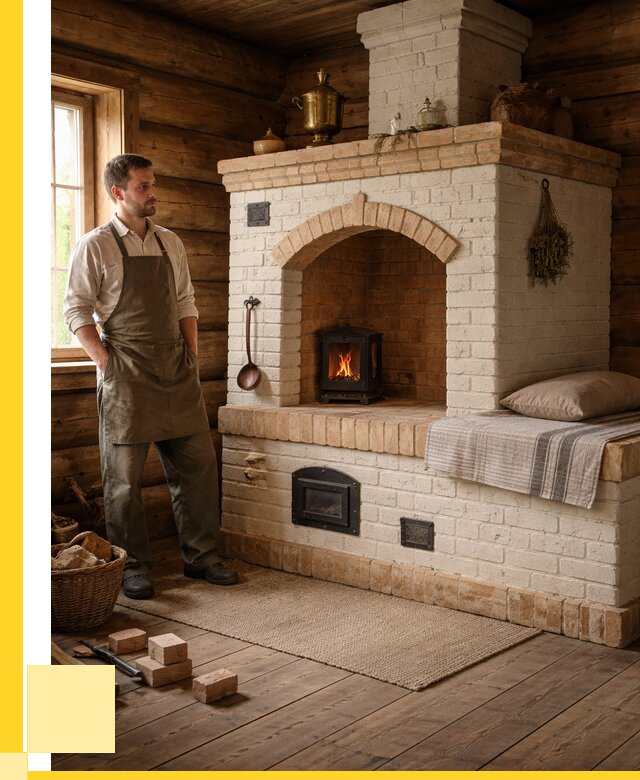 Русские печи с лежанкой под ключ в Дальнереченске от 152850 р. ЭриданДлн