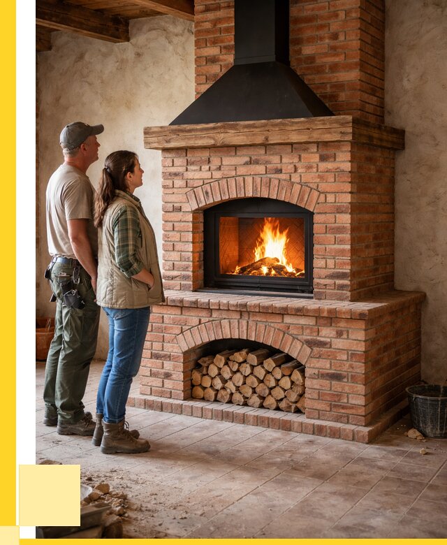 Печи камины из кирпича в Дальнереченске от 122280 р. | ЭриданДлн