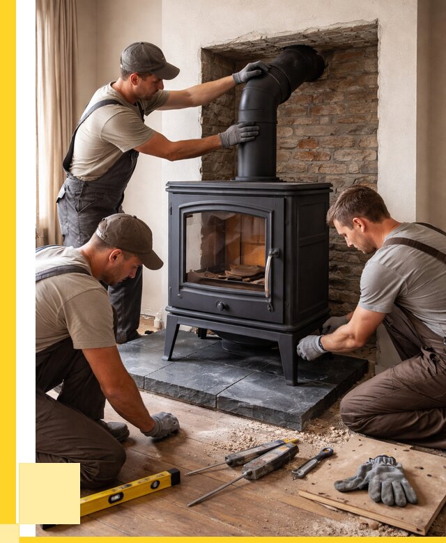 Монтаж печи камина в частном доме в Дальнереченске от 25475 р. | ЭриданДлн