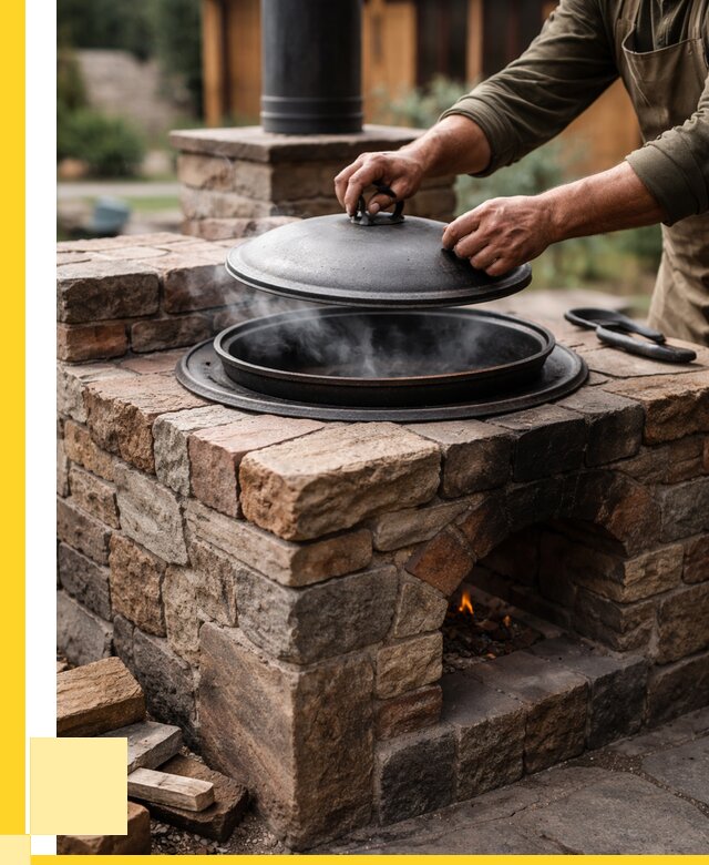 Печи для казана в Дальнереченске по цене от 18342 р. | ЭриданДлн