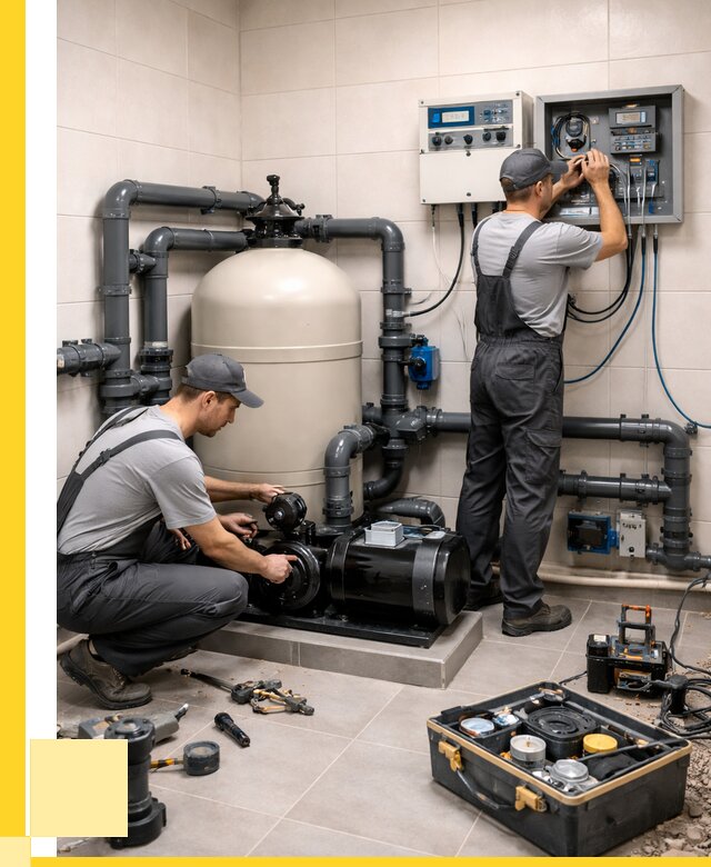 Монтаж оборудования для бассейнов в Дальнереченске от 40760 р. | ЭриданДлн