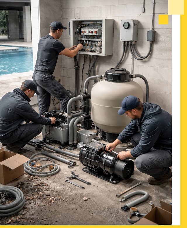 Профессиональный монтаж оборудования для бассейнов в Дальнереченске