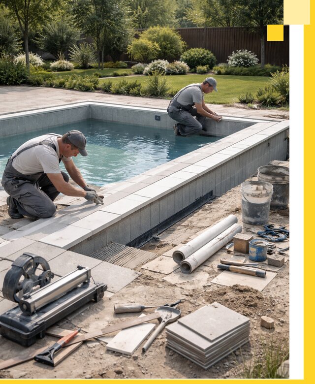 Строительство открытых бассейнов под ключ в Дальнереченске профессионально