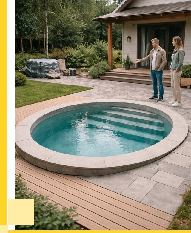 Бассейн на даче под ключ в Дальнереченске от 203800 р., ЭриданДлн