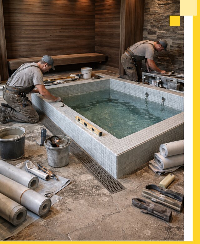 Установка и строительство бассейнов для сауны в Дальнереченске