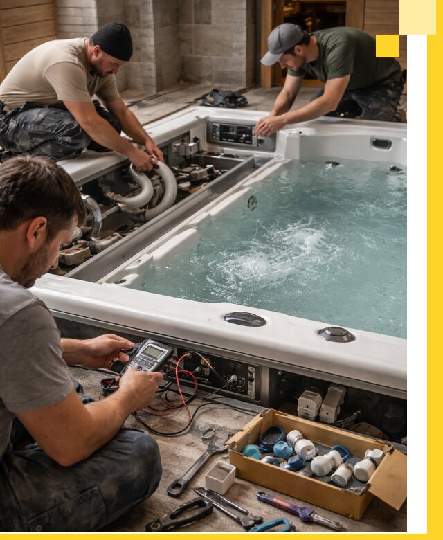 Гидромассажные бассейны под ключ в Дальнереченске, дизайн и монтаж