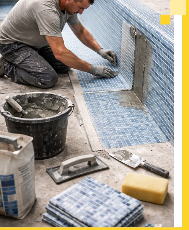 Укладка и ремонт мозаики для бассейнов под ключ в Дальнереченске