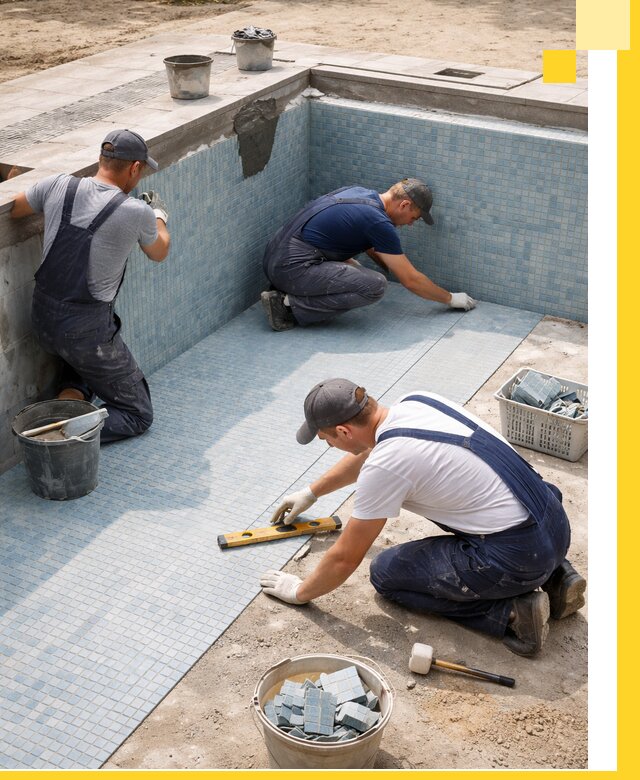 Укладка и установка плитки для бассейнов под ключ в Дальнереченске