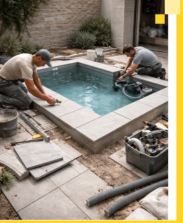 Мини бассейны под ключ в Дальнереченске, дизайн и установка