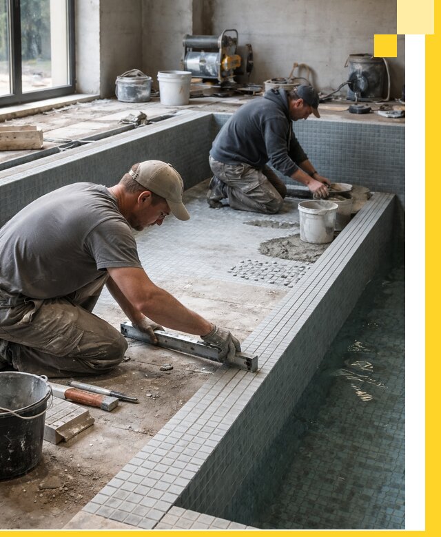 Строительство бассейна в частном доме в Дальнереченске под ключ