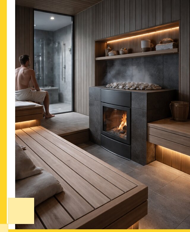 Проект сауны в частном доме в Дальнереченске от 35665 р. | ЭриданДлн