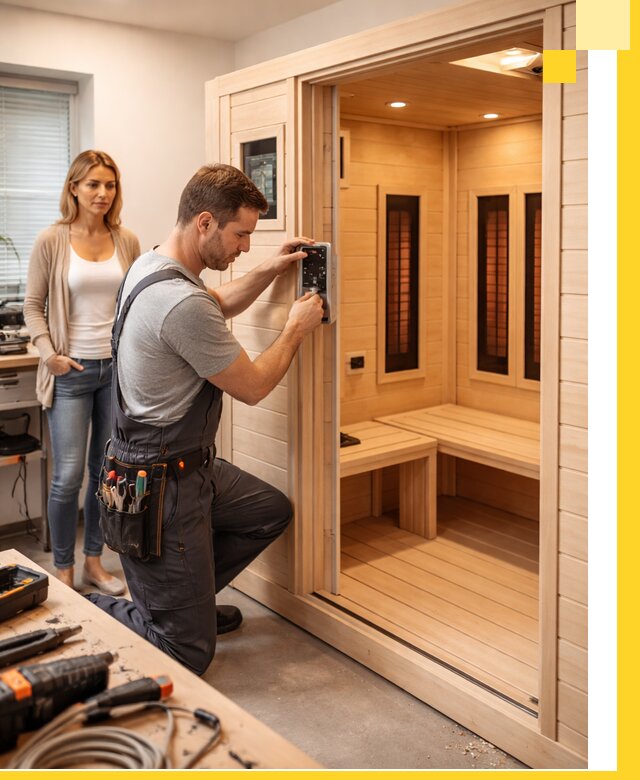 Инфракрасные сауны под ключ в Дальнереченске продажа и установка