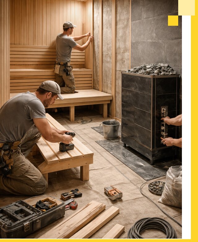 Дизайн и строительство интерьерных саун под ключ в Дальнереченске