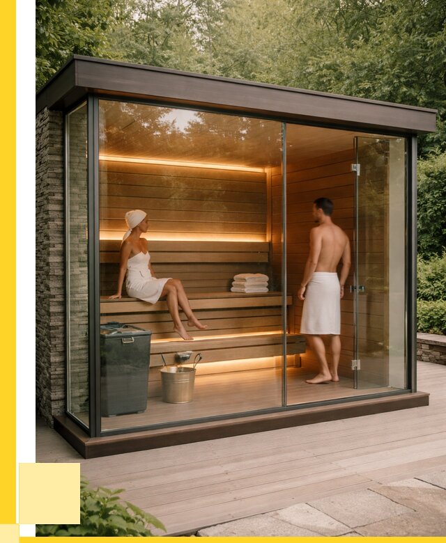 Сауна стеклянная и двери для сауны в Дальнереченске от 254750 р. | ЭриданДлн