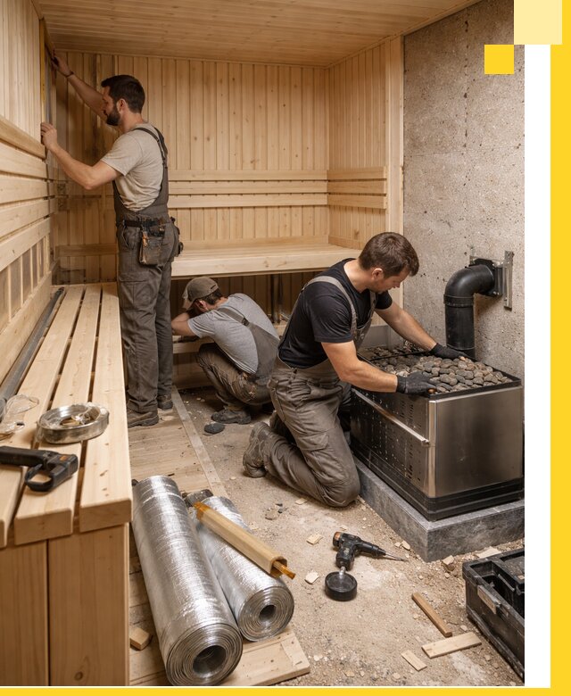 Индивидуальные сауны на заказ в Дальнереченске под ключ, проект и монтаж