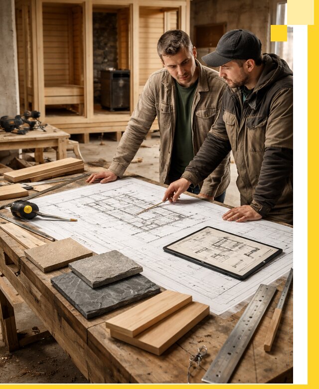 Проекты бань под ключ и планы строительства в Дальнереченске