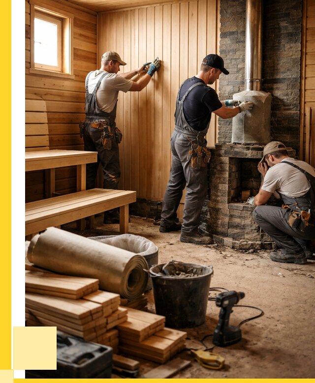 Ремонт бань под ключ в Дальнереченске от 45855 р. | ЭриданДлн