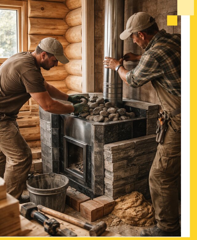 Строительство и отделка русских бань под ключ в Дальнереченске