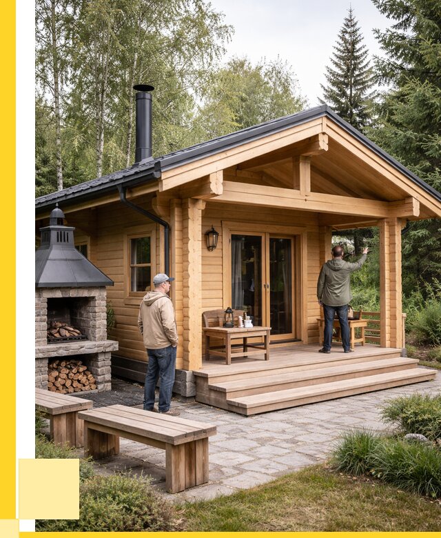 Деревянные бани под ключ в Дальнереченске от 458550 р. | ЭриданДлн