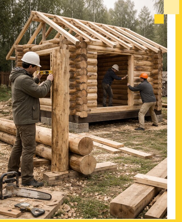 Строительство бань для дачи под ключ в Дальнереченске с доставкой и монтажом