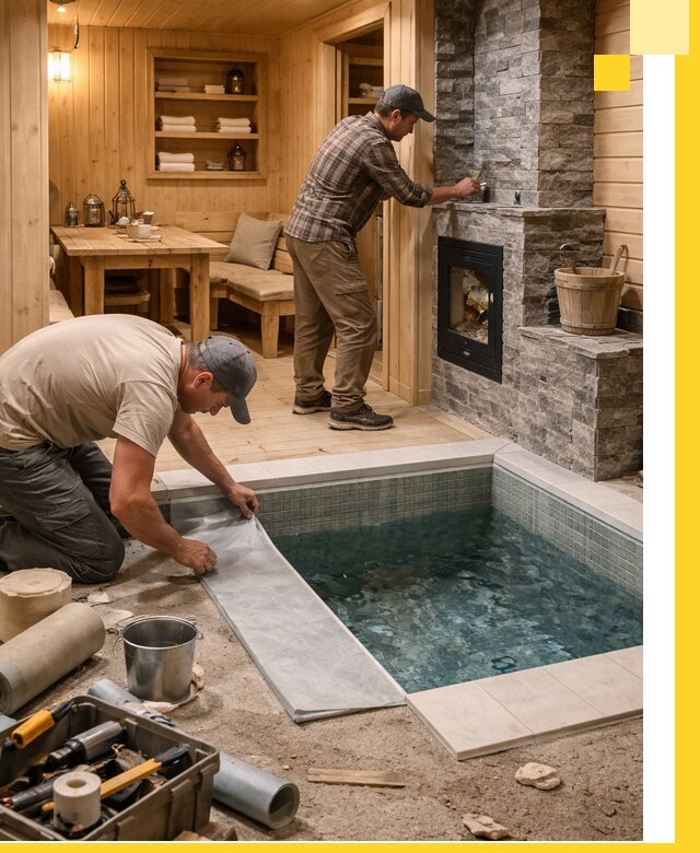 Строительство бань с комнатой отдыха под ключ в Дальнереченске