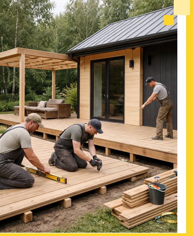 Строительство бань с террасой и бассейном под ключ в Дальнереченске