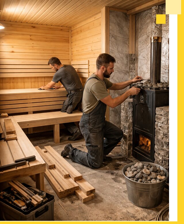 Дизайн и строительство интерьеров бань под ключ в Дальнереченске