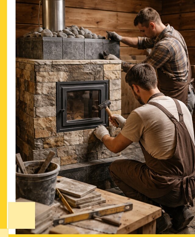 Облицовка банной печи в Дальнереченске от 15285 р. | ЭриданДлн