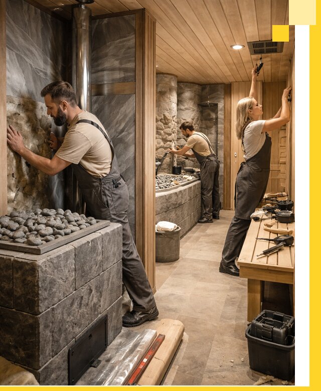 Строительство бань и SPA процедур в Дальнереченске под ключ и отделкой