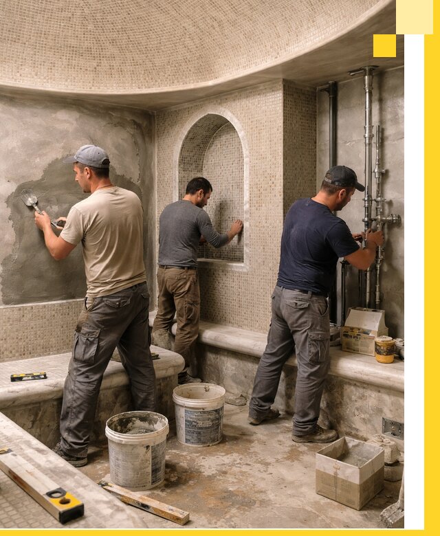 Профессиональный монтаж хамамов под ключ в Дальнереченске с гарантией