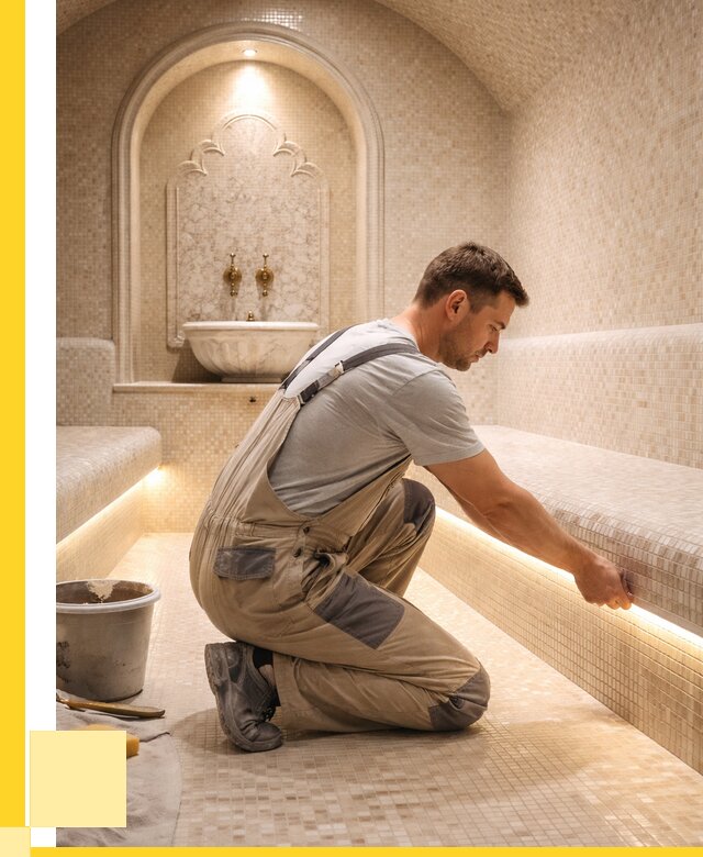 Отделка хамамов под ключ в Дальнереченске от 5605 р. | ЭриданДлн