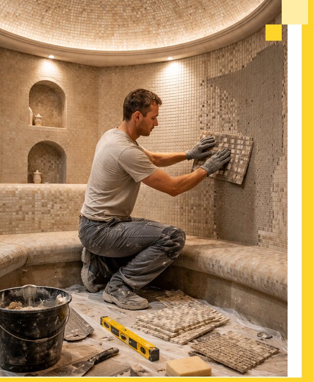 Устройство и монтаж домашнего хамама под ключ в Дальнереченске