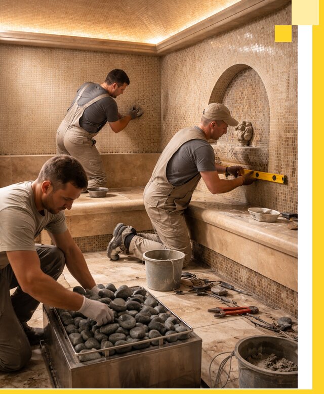 Проектирование и строительство хамама и сауны в Дальнереченске