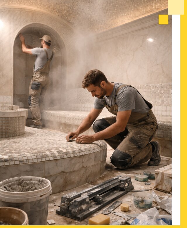 Профессиональный дизайн хамама и SPA под ключ в Дальнереченске