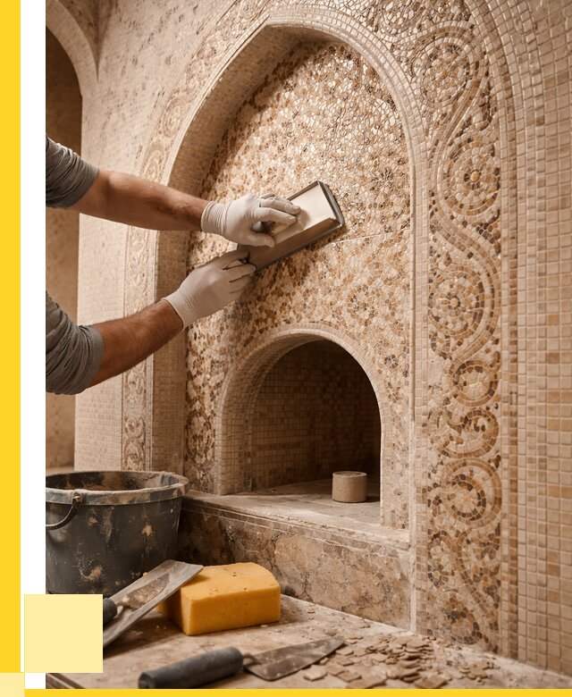 Мозаика для хамама в Дальнереченске под ключ от 5095 р. | ЭриданДлн